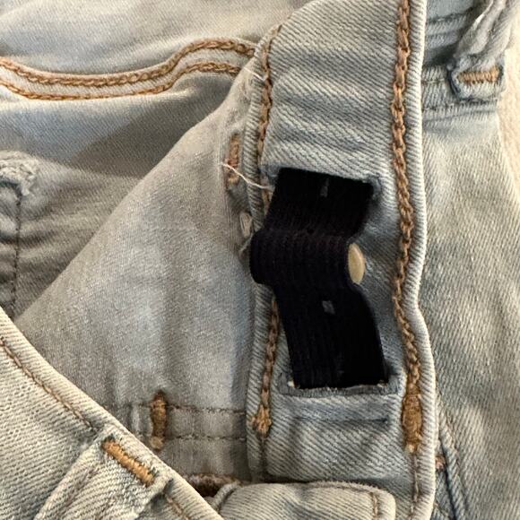 Abercrombie Kids High Rise Wide Leg Jeans sz 15/16 SLIM - Picture 7 of 7